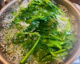 ほうれん草ミルクチーズソースの旨味パスタ作り方3写真