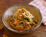 レンジで★鶏ささみと白菜キムチともやしの和え物作り方9写真