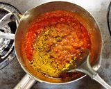真っ赤なトマトのカレー作り方8写真
