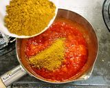 真っ赤なトマトのカレー作り方7写真