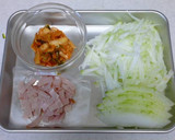 夏に食べよう！とうがんのキムチ炒め作り方1写真