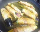 なすの豚肉大葉巻き作り方3写真