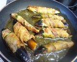 なすの豚肉大葉巻き作り方4写真