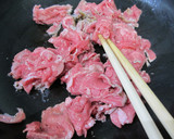 ほうれん草と牛肉の元気になる卵とじ作り方2写真