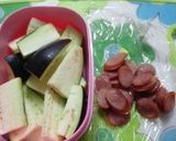 ＊なすのスイートチリソース炒め＊作り方1写真