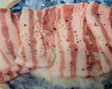 豚ばら肉ともやしの広島焼き風♪カリッ!作り方1写真