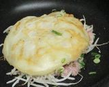 豚ばら肉ともやしの広島焼き風♪カリッ!作り方6写真