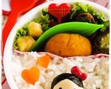 ＊キャラ弁＊　うずらDE女の子と男の子♡作り方5写真