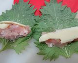 お弁当に鶏ミンチの大葉チーズ巻き♪作り方1写真