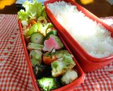 お弁当に鶏ミンチの大葉チーズ巻き♪作り方5写真