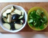 母の味☆茄子とピーマンの甘味噌煮作り方1写真