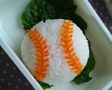 キャラ弁 野球応援弁当♪作り方6写真