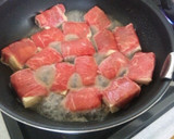 焼肉のたれで煮物★冷凍豆腐の牛巻き作り方6写真