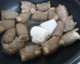 焼肉のたれで煮物★冷凍豆腐の牛巻き作り方7写真