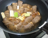 焼肉のたれで煮物★冷凍豆腐の牛巻き作り方8写真