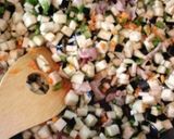 ピリ辛！野菜たっぷりオリエンタル丼作り方5写真