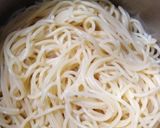 白いかとたらこの冷製パスタ作り方4写真