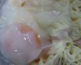 そうめんと温泉卵で冷製冷やしカルボナーラ作り方5写真