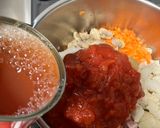 冷凍野菜で簡単⭐︎具だくさんトマトスープ作り方5写真