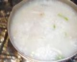 香港風飲茶点心のお粥(皮蛋痩肉粥）作り方1写真