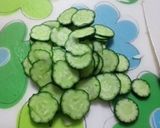 ＊夏野菜のさっぱり梅和え＊作り方1写真
