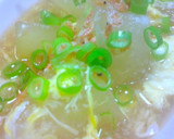 冷やしても熱々でも◎冬瓜と挽肉の卵あん煮作り方7写真