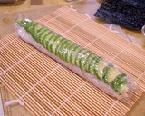 アボカドとスモークサーモンの洋風巻き寿司作り方11写真