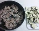 茄子と豚バラのちぢみ作り方1写真