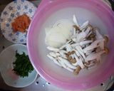 ☆明太子としめじのクリームパスタ☆作り方3写真