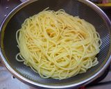 ☆明太子としめじのクリームパスタ☆作り方4写真