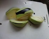 賀茂なすと万願寺とうがらしの揚げびたし作り方1写真