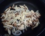 ☆明太子としめじのクリームパスタ☆作り方5写真