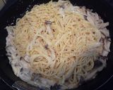 ☆明太子としめじのクリームパスタ☆作り方7写真