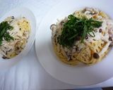 ☆明太子としめじのクリームパスタ☆作り方8写真