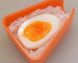 焼肉と半熟卵おにぎり作り方3写真