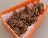 焼肉と半熟卵おにぎり作り方4写真