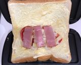 トマト玉ねぎチーズベーコンホットサンド作り方5写真
