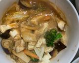 肉無豆腐クリーミートマト味噌味野菜炒め作り方18写真