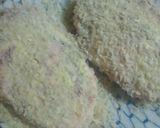 カツレツ風!薄切り肉のチーズ挟みパン粉焼作り方3写真