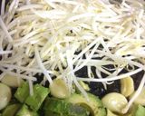 簡単☆もやしとアボカドでニンニク醤油炒め作り方5写真