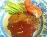 カツレツ風!薄切り肉のチーズ挟みパン粉焼作り方5写真