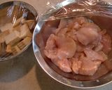 揚げない【とり胸肉と厚揚げの甘辛煮】作り方2写真