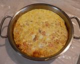 ベーコンとチーズ入りスペインオムレツ作り方11写真