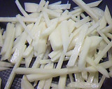 焼き肉のたれdeじゃがいもと豚肉の炒め物作り方1写真