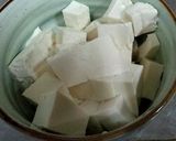低糖質 白身魚と豆もやしのあんかけ豆腐丼作り方3写真