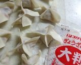 モヤシとタケノコの揚げ餃子作り方2写真