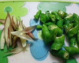 ＊ししとうとみょうがの炒め物＊作り方1写真