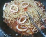簡単♪いかのガーリックトマトパスタ作り方5写真