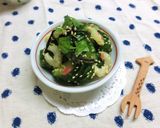 胡瓜とセロリの梅塩昆布大葉和え 山葵風味作り方7写真