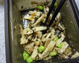エリンギの塩昆布・ラー油胡麻和え-②作り方5写真